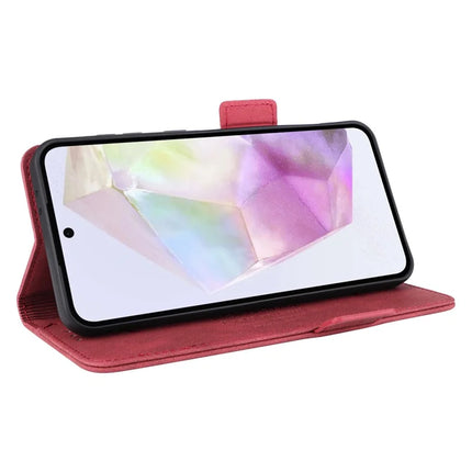 For Samsung Galaxy A56 5G Case Leather Wallet Flip Phone Cover with Hardware Decor