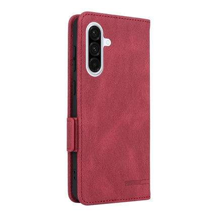 For Samsung Galaxy A56 5G Case Leather Wallet Flip Phone Cover with Hardware Decor