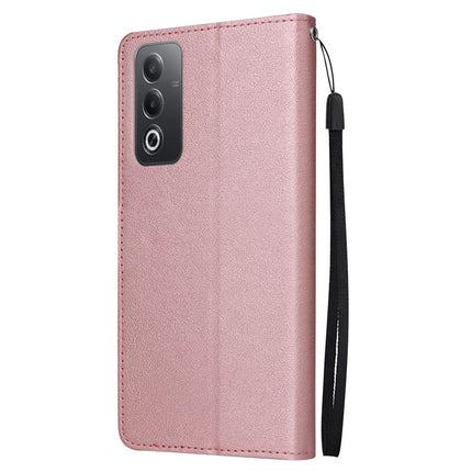 Wallet Phone Case for Oppo A80 5G / A3 Pro (India) 5G / A3 Pro (Global) 5G / K12x 5G (India) / A3x 5G (China) PU Leather Phone Cover