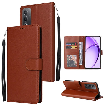 Wallet Phone Case for Oppo A80 5G / A3 Pro (India) 5G / A3 Pro (Global) 5G / K12x 5G (India) / A3x 5G (China) PU Leather Phone Cover