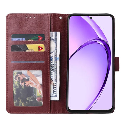 Wallet Phone Case for Oppo A80 5G / A3 Pro (India) 5G / A3 Pro (Global) 5G / K12x 5G (India) / A3x 5G (China) PU Leather Phone Cover