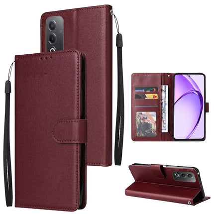 Wallet Phone Case for Oppo A80 5G / A3 Pro (India) 5G / A3 Pro (Global) 5G / K12x 5G (India) / A3x 5G (China) PU Leather Phone Cover
