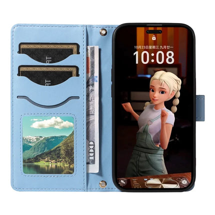For Honor Magic7 Pro 5G Wallet Case Rhombus Leather Phone Cover with Strap