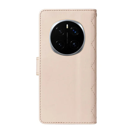 For Honor Magic7 Pro 5G Wallet Case Rhombus Leather Phone Cover with Strap