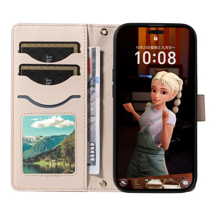 For Honor Magic7 Pro 5G Wallet Case Rhombus Leather Phone Cover with Strap
