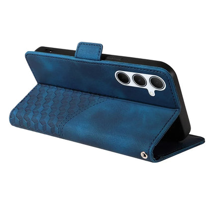 For Samsung Galaxy A56 5G / Galaxy A36 5G Wallet Case ENKAY Imprint PU Leather Phone Stand Cover with Tempered Glass