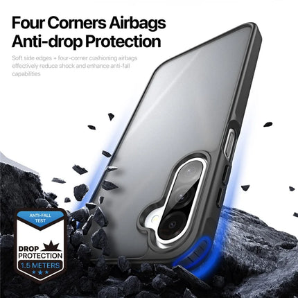 For Samsung Galaxy A26 5G Case DUX DUCIS Yind Series Matte Anti-fingerprint TPU+PC Phone Back Cover
