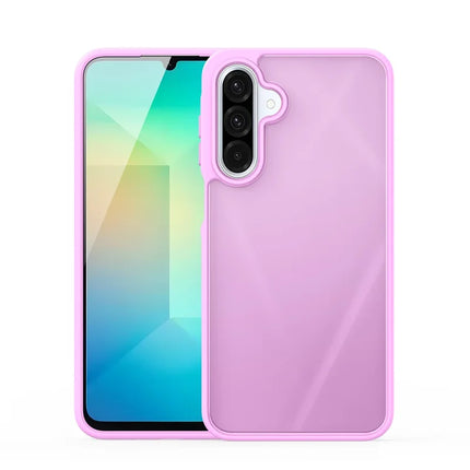 For Samsung Galaxy A26 5G Case DUX DUCIS Yind Series Matte Anti-fingerprint TPU+PC Phone Back Cover - Rose Pink