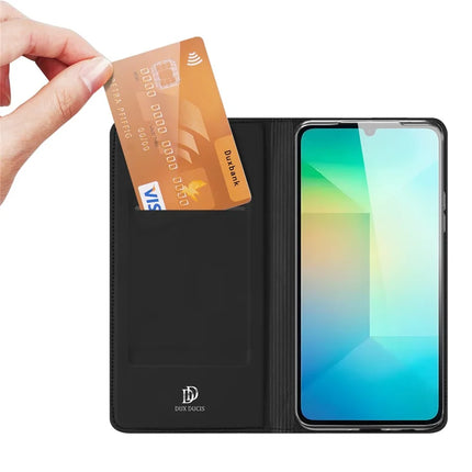 For Samsung Galaxy A26 5G Case DUX DUCIS Skin Pro Series Leather Cover Card Holder