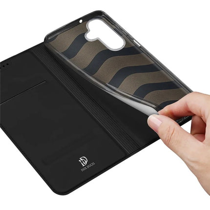 For Samsung Galaxy A26 5G Case DUX DUCIS Skin Pro Series Leather Cover Card Holder
