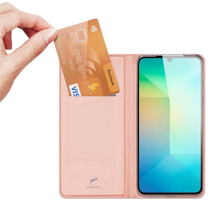 For Samsung Galaxy A26 5G Case DUX DUCIS Skin Pro Series Leather Cover Card Holder