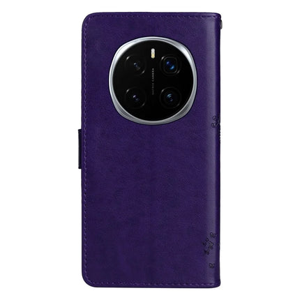 For Honor Magic7 Pro 5G Cat Tree Pattern Flip Leather Phone Cover Stand