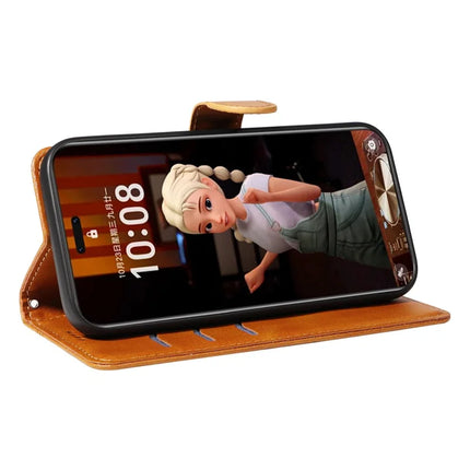 For Honor Magic7 Pro 5G Wallet Case T-Shape Lines Leather Phone Cover Stand