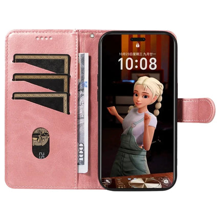 For Honor Magic7 Pro 5G Wallet Case T-Shape Lines Leather Phone Cover Stand
