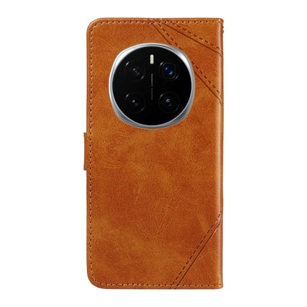 For Honor Magic7 Pro 5G Leather Case Geometric Line Wallet Phone Cover with Wrist Strap