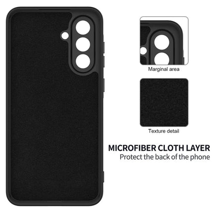 For Samsung Galaxy A26 5G Case Liquid Silicone Phone Back Cover with Hand Strap