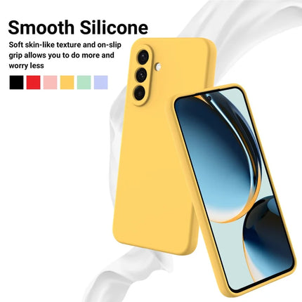 For Samsung Galaxy A26 5G Case Liquid Silicone Phone Back Cover with Hand Strap
