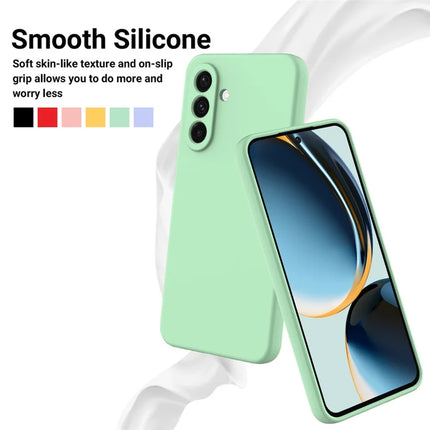For Samsung Galaxy A26 5G Case Liquid Silicone Phone Back Cover with Hand Strap