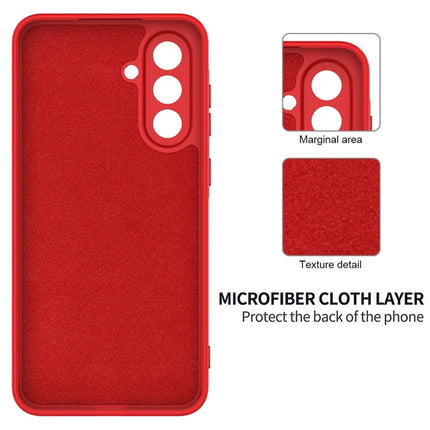 For Samsung Galaxy A26 5G Case Liquid Silicone Phone Back Cover with Hand Strap