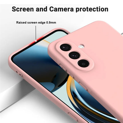 For Samsung Galaxy A26 5G Case Liquid Silicone Phone Back Cover with Hand Strap
