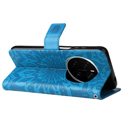 For Honor Magic7 Pro 5G Leather Wallet Case Sunflower Imprinted Phone Cover