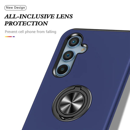 For Samsung Galaxy A36 5G Case PC + TPU Phone Cover with Rotatable Ring Holder