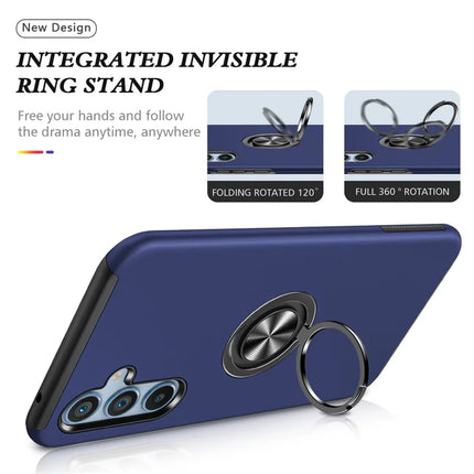 For Samsung Galaxy A36 5G Case PC + TPU Phone Cover with Rotatable Ring Holder