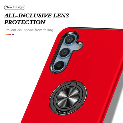For Samsung Galaxy A36 5G Case PC + TPU Phone Cover with Rotatable Ring Holder