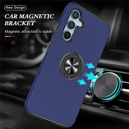For Samsung Galaxy A56 5G Case PC + TPU Phone Cover with Rotatable Ring Holder