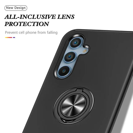For Samsung Galaxy A56 5G Case PC + TPU Phone Cover with Rotatable Ring Holder
