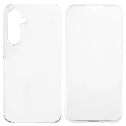 For Samsung Galaxy A36 5G Case TPU Frame Clear Acrylic Back Phone Cover with PET Film