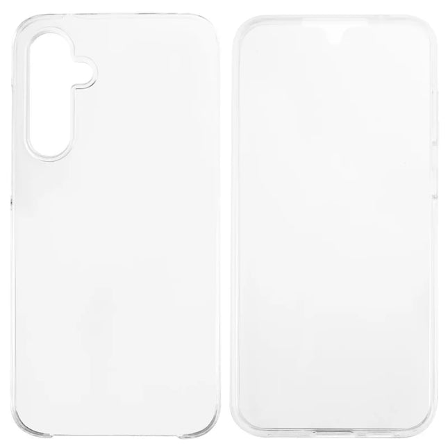 For Samsung Galaxy A36 5G Case TPU Frame Clear Acrylic Back Phone Cover with PET Film