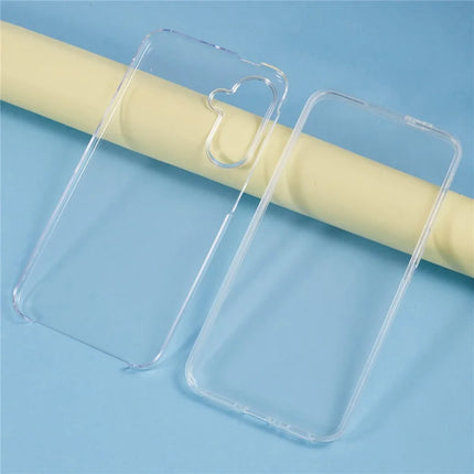 For Samsung Galaxy A36 5G Case TPU Frame Clear Acrylic Back Phone Cover with PET Film