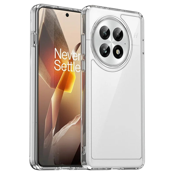 ShopCaseCart Stylish Cover OnePlus 13 Protective cover TPU+Acrylic Clear Phone Guard with Tempered Glass Film