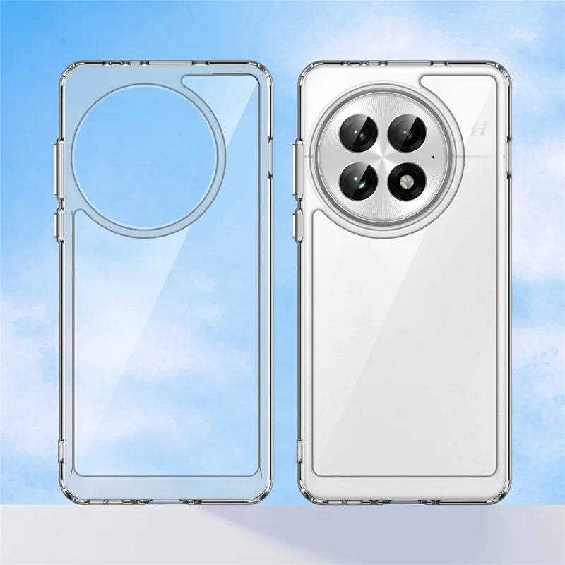 ShopCaseCart Stylish Cover OnePlus 13 Protective cover TPU+Acrylic Clear Phone Guard with Tempered Glass Film