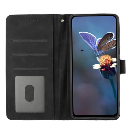 For Samsung Galaxy A36 5G Case Flower Design Leather Wallet Phone Cover with Wrist Strap