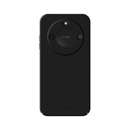 For Honor X60 5G MOFI JK Qin Series Skin-Touch Matte Phone Case Acrylic+TPU Shockproof Cover - Black