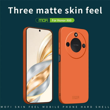 For Honor X60 5G MOFI JK Qin Series Skin-Touch Matte Phone Case Acrylic+TPU Shockproof Cover