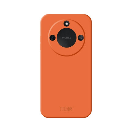 For Honor X60 5G MOFI JK Qin Series Skin-Touch Matte Phone Case Acrylic+TPU Shockproof Cover - 橙色