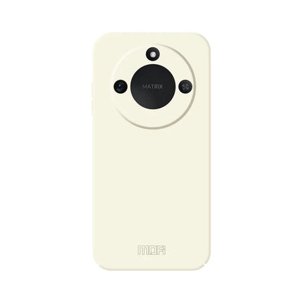 For Honor X60 5G MOFI JK Qin Series Skin-Touch Matte Phone Case Acrylic+TPU Shockproof Cover - Beige