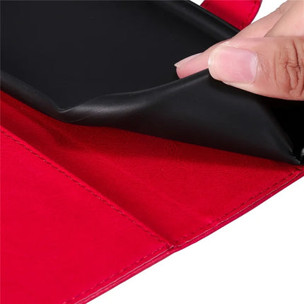 For Honor X60 Pro 5G / Magic7 Lite 5G / X9c 5G Case Solid Color Leather Mobile Cover Wallet Stand with Strap