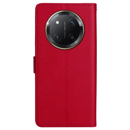 For Honor X60 Pro 5G / Magic7 Lite 5G / X9c 5G Case Solid Color Leather Mobile Cover Wallet Stand with Strap