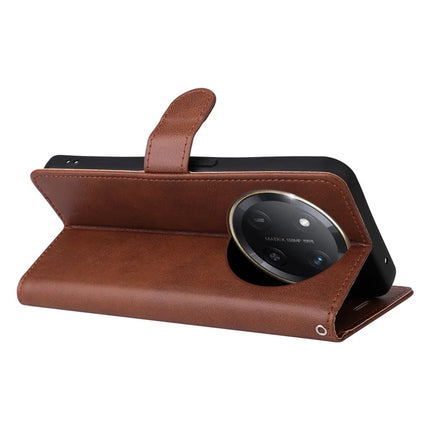 For Honor X60 Pro 5G / Magic7 Lite 5G / X9c 5G Case Solid Color Leather Mobile Cover Wallet Stand with Strap