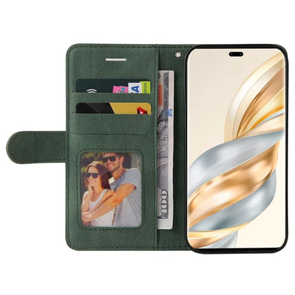 For Honor X60 Pro 5G / Magic7 Lite 5G / X9c 5G Leather Case Wallet Stand Color Splicing Phone Cover