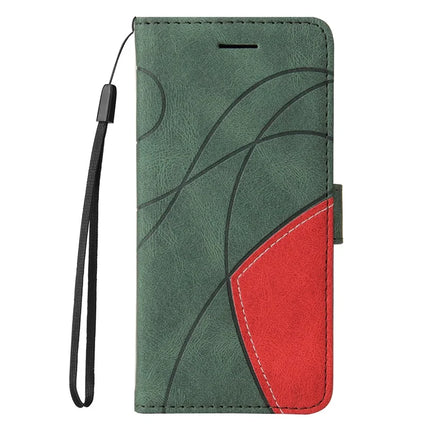 For Honor X60 Pro 5G / Magic7 Lite 5G / X9c 5G Leather Case Wallet Stand Color Splicing Phone Cover