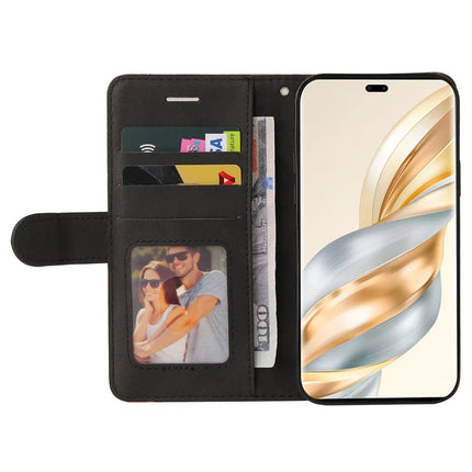 For Honor X60 Pro 5G / Magic7 Lite 5G / X9c 5G Leather Case Wallet Stand Color Splicing Phone Cover
