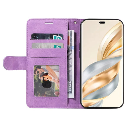 For Honor X60 Pro 5G / Magic7 Lite 5G / X9c 5G Leather Case Wallet Stand Color Splicing Phone Cover