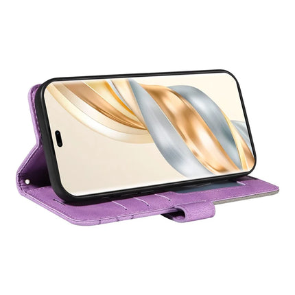 For Honor X60 Pro 5G / Magic7 Lite 5G / X9c 5G Leather Case Wallet Stand Color Splicing Phone Cover