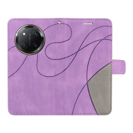 For Honor X60 Pro 5G / Magic7 Lite 5G / X9c 5G Leather Case Wallet Stand Color Splicing Phone Cover
