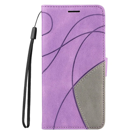 For Honor X60 Pro 5G / Magic7 Lite 5G / X9c 5G Leather Case Wallet Stand Color Splicing Phone Cover